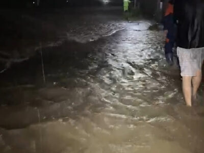 線状降水帯、北部で猛烈な雨