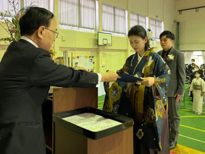 看護福祉専門学校卒業式