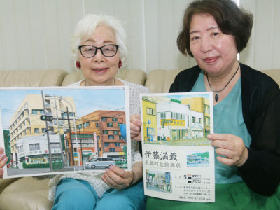 名瀬の町並み、丹念に再現