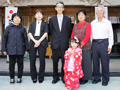 健やかな成長願い参拝