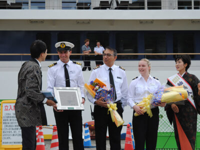 豪クルーズ船初寄港