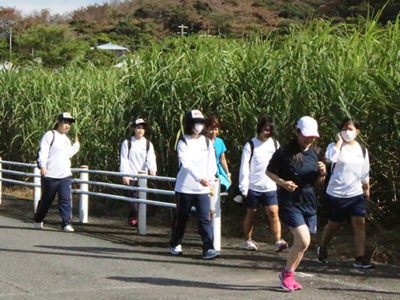 大島北高、一周遠行