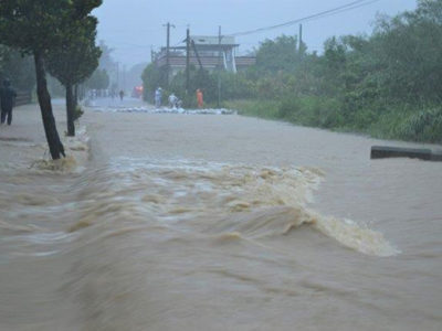 喜界島「50年に１度の大雨」
