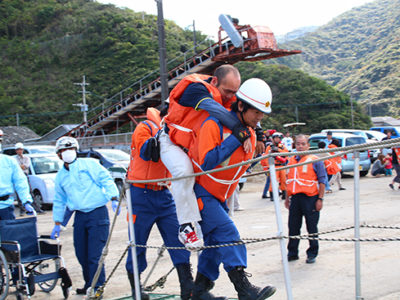 大和村防災訓練