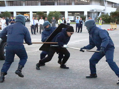 ハイジャック対応訓練