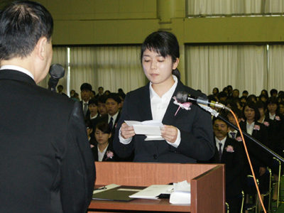 看護福祉専門学校入学式