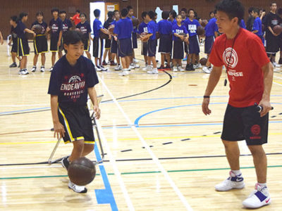 プロバスケ選手が指導