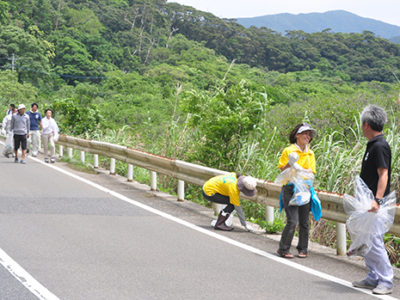 観光シーズン前にクリーンキャンペーン