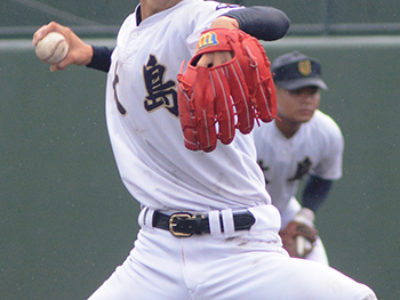 大島・日高、11奪三振で完封