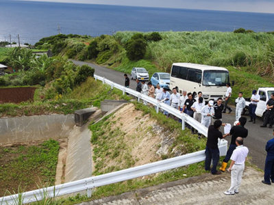 徳之島土砂流出防止協 優良事例を巡視