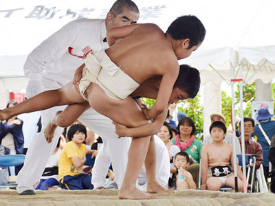瀬戸内町でわんぱく相撲奄美場所