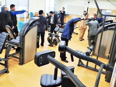 徳之島町「トレーニング室」完成