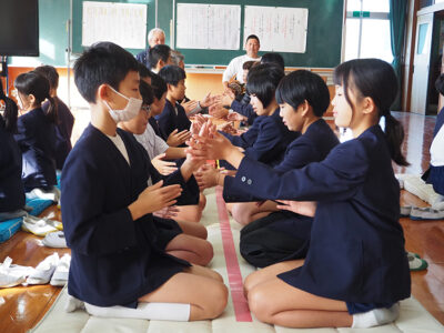 節田小で「節田マンカイ」体験活動