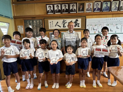 お礼に山形産サクランボ