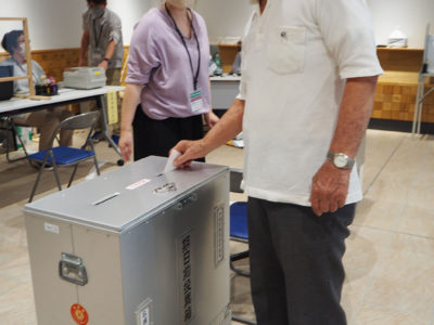 参院選　期日前投票スタート