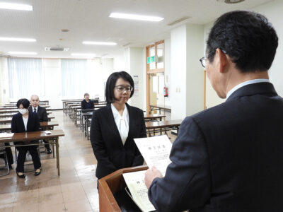 奄美市社協 初任者研修修了式