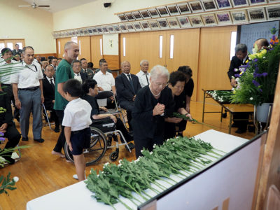 大熊町内会・戦没者慰霊祭
