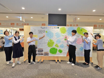 大島高校生が〝でっかい〟メッセージ