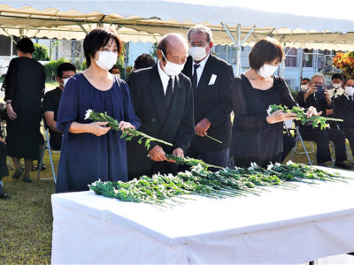 天城町戦没者追悼式