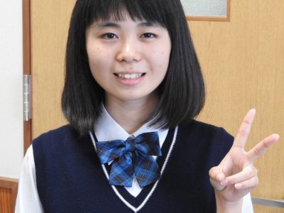 徳高２年の寺原さん　九州代表で全国大会へ