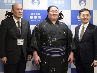 藤天晴が市長を表敬訪問