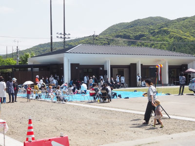 宇検村、観光拠点施設内覧会