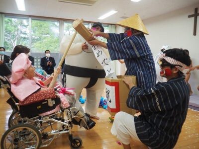 奄美佳南園で敬老会式典