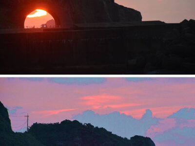 かがんばなトンネル「龍の目」