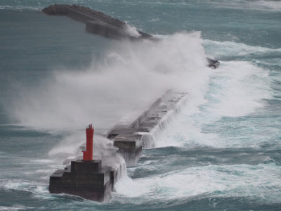 奄美地方にも強い寒気