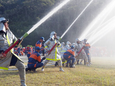 奄美市消防団　出初め式で決意新た