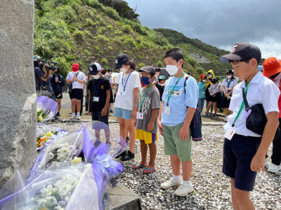 宇検村で第３回対馬丸平和学習交流
