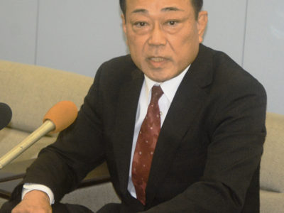 鹿大特任助教　有川氏が出馬会見