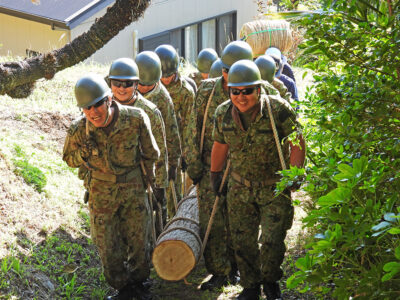 龍郷町秋名・幾里　「ショチョガマ」設営