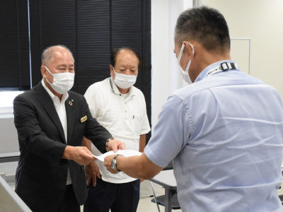 護岸工事の「早期完成」を