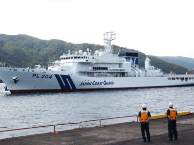新造巡視船が初入港