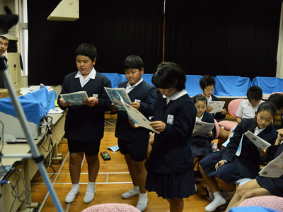 北海道・天売小と遠隔交流授業